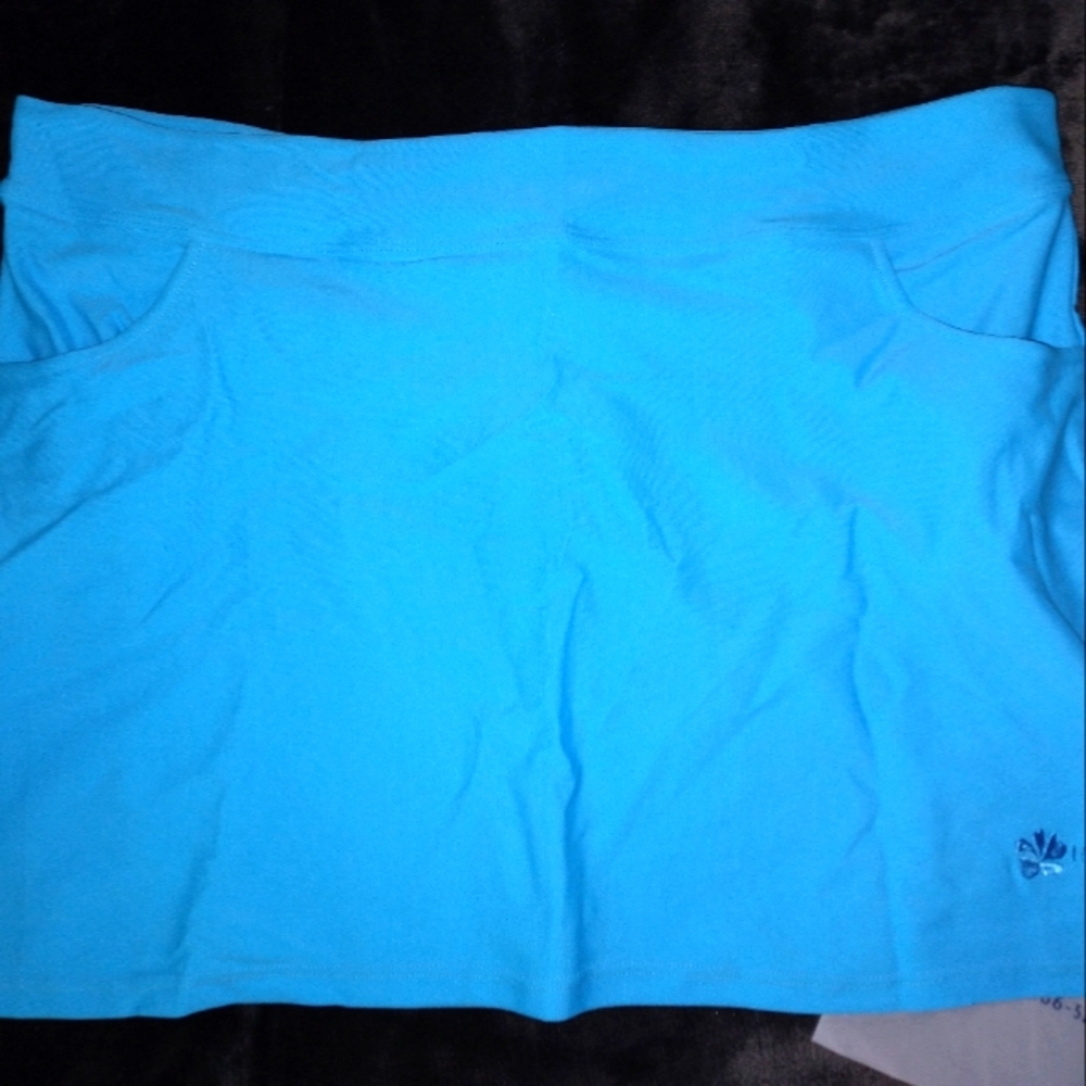Hapari Turquoise Straight Cover-up Swim Skirt